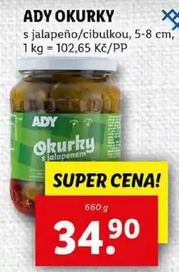 Lidl ADY OKURKY, 660 g nabídka