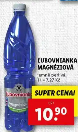 Lidl ĽUBOVNIANKA MAGNÉZIOVÁ, 1,5 l nabídka