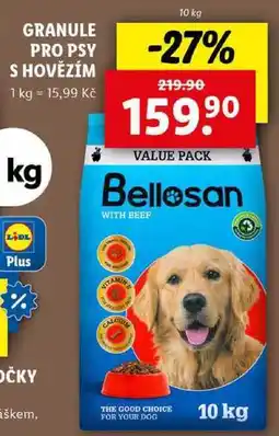 Lidl GRANULE PRO PSY S HOVĚZÍM, 10 kg nabídka