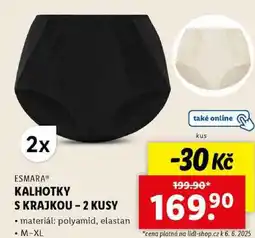 Lidl KALHOTKY S KRAJKOU - 2 KUSY nabídka