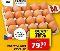 Lidl PODESTÝLKOVÁ VEJCE ,,M, 20 ks nabídka