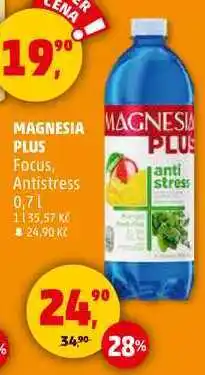 Penny Market MAGNESIA PLUS Focus, Antistress, 0,7 l nabídka