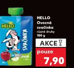 Kaufland HELLO Ovocná svačinka nabídka