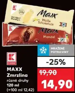 Kaufland MAXX Zmrzlina nabídka