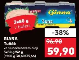 Kaufland GIANA Tuňák nabídka