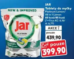 Kaufland JAR Tablety do myčky Platinum Lemon/ All in 1 Lemon nabídka