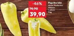 Kaufland Paprika bílá nabídka