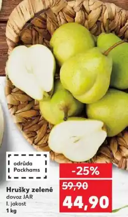 Kaufland Hrušky zelené nabídka