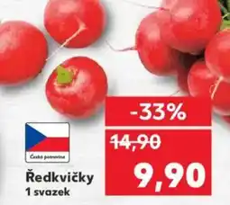 Kaufland Ředkvičky nabídka
