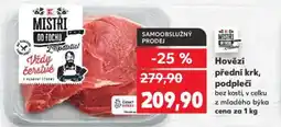 Kaufland Hovězí přední krk, podpleči nabídka