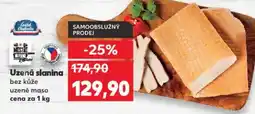 Kaufland Uzená slanina bez kůže uzené maso nabídka