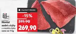 Kaufland Hovězí zadní z kýty z mladého býka nabídka