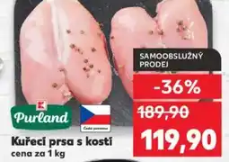 Kaufland Kuřecí prsa s kostí nabídka