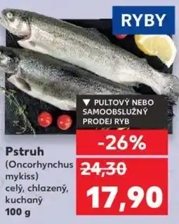 Kaufland Pstruh (Oncorhynchus mykiss) celý, chlazený, kuchaný nabídka