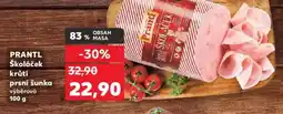 Kaufland PRANTL Školáček krůtí prsní šunka nabídka