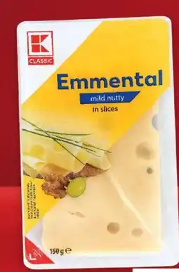 Kaufland Emmental polotvrdý sýr s oky plátky nabídka