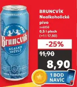 Kaufland BRUNCVÍK Nealkoholické pivo světlé nabídka