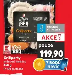 Kaufland Grillparty grilovací klobásy nabídka
