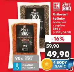 Kaufland Grilovací tyčinky barbecue/ s pepřem nabídka
