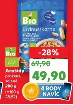 Kaufland Arašidy pražené, solené nabídka