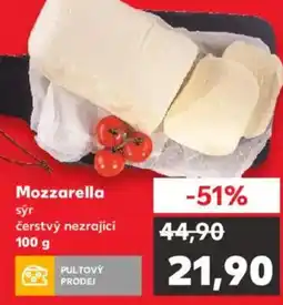 Kaufland Mozzarella syr čerstvý nezrajici nabídka