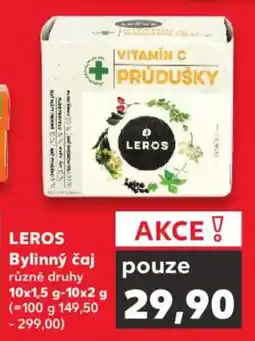 Kaufland LEROS Bylinný čaj nabídka