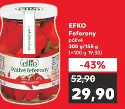 Kaufland EFKO Feferony pálivé nabídka