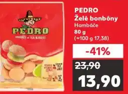 Kaufland PEDRO Želé bonbóny Hambáče nabídka