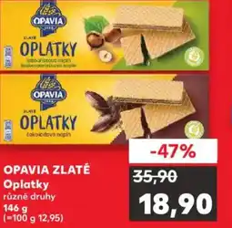 Kaufland OPAVIA ZLATÉ Oplatky nabídka