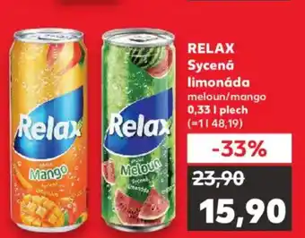 Kaufland RELAX Sycená limonáda nabídka
