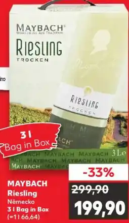 Kaufland MAYBACH Riesling Německo nabídka