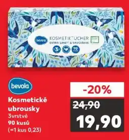 Kaufland BEVOLA Kosmetické ubrousky 3vrstvé nabídka