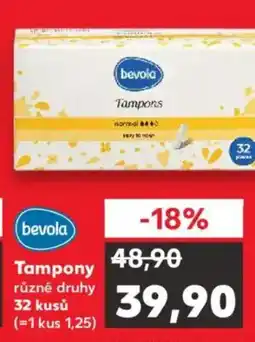 Kaufland BEVOLA Tampony nabídka