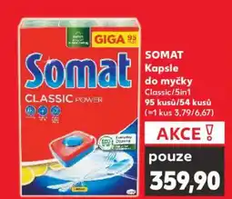 Kaufland SOMAT Kapsle do myčky Classic/5in1 nabídka