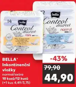 Kaufland BELLA' Inkontinenční vložky nabídka