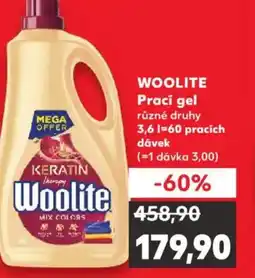 Kaufland WOOLITE Prací gel nabídka