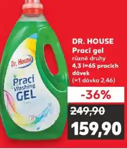 Kaufland DR. HOUSE Prací gel nabídka