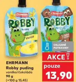 Kaufland EHRMANN Robby puding vanilka/čokoláda nabídka