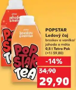 Kaufland POPSTAR Ledový čaj nabídka
