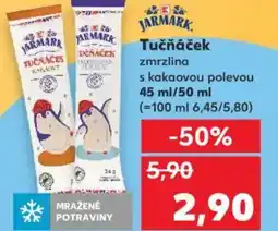 Kaufland Tučňáček zmrzlina s kakaovou polevou nabídka