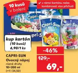 Kaufland CAPRI-SUN Ovocný nápoj nabídka