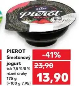 Kaufland PIEROT Smetanový jogurt nabídka