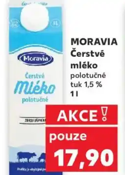 Kaufland MORAVIA Čerstvé mléko nabídka