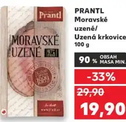 Kaufland PRANTL Moravské uzené/ Uzená krkovice nabídka