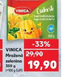 Kaufland VINICA Mražená zelenina nabídka