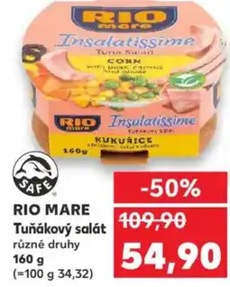 Kaufland RIO MARE Tuňákový salát nabídka