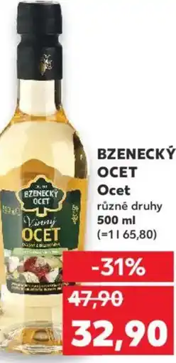 Kaufland BZENECKÝ OCET Ocet nabídka