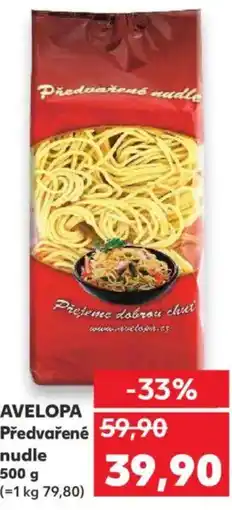 Kaufland AVELOPA Předvařené nudle nabídka