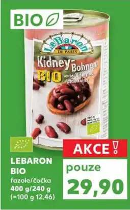 Kaufland LEBARON BIO fazole/čočka nabídka