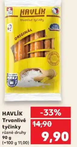 Kaufland HAVLÍK Trvanlivé tyčinky nabídka